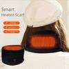 Winter Warm USB Heating Scarf Portable Heating Fleece Electric Heating Scarf Adjustable Temperature Soft Temperature Scarf