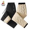 MEXICAN Men's Thermal Fleece Lined Windproof Casual Pants