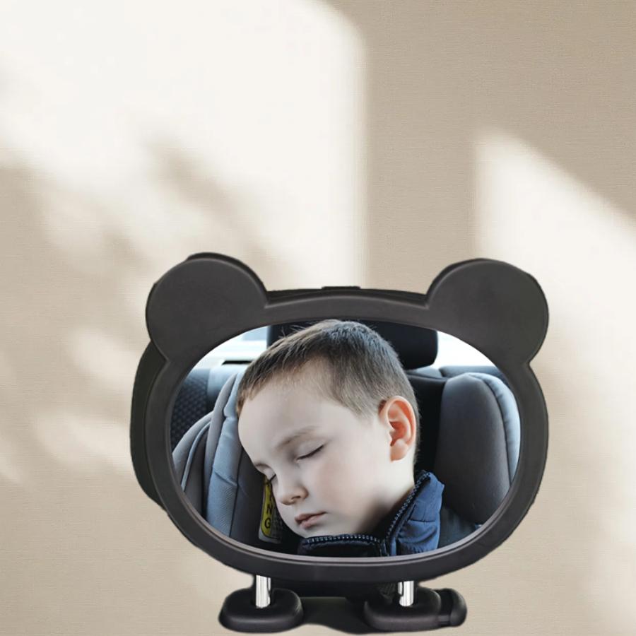 Baby Cartoon Acrylic Car Mirror Children s Rearview Mirror Car Baby Safety Seat Observation Mirror Reverse Installation Rearview чёрный