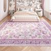 Bohemian Style Carpets for Living Room Large Area Bedroom Decor Purple Carpet Thick Plush Lounge Floor Mat Fluffy Soft Study Rug