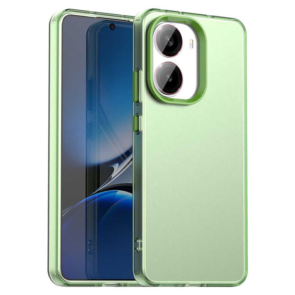 For Xiaomi Poco X7 Pro 5G/Redmi Turbo 4 5G Case PC+TPU+PET Matte Anti-Drop Phone Back Cover