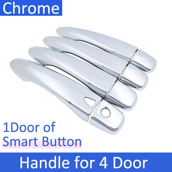 Für Nissan NP300 Navara D23 2015 ~ 2022 Renault Alaskan Chrom Türgriff Abdeckung Trim Aufkleber Auto Styling Dekoration