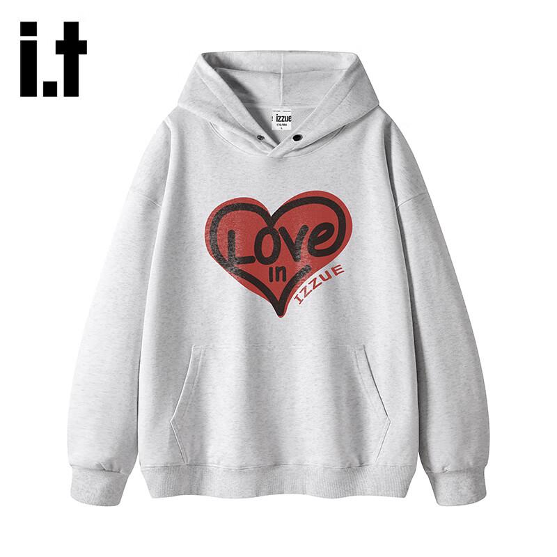 

Izzue Unisex Retro Heart Graphic Hoodie 2XL