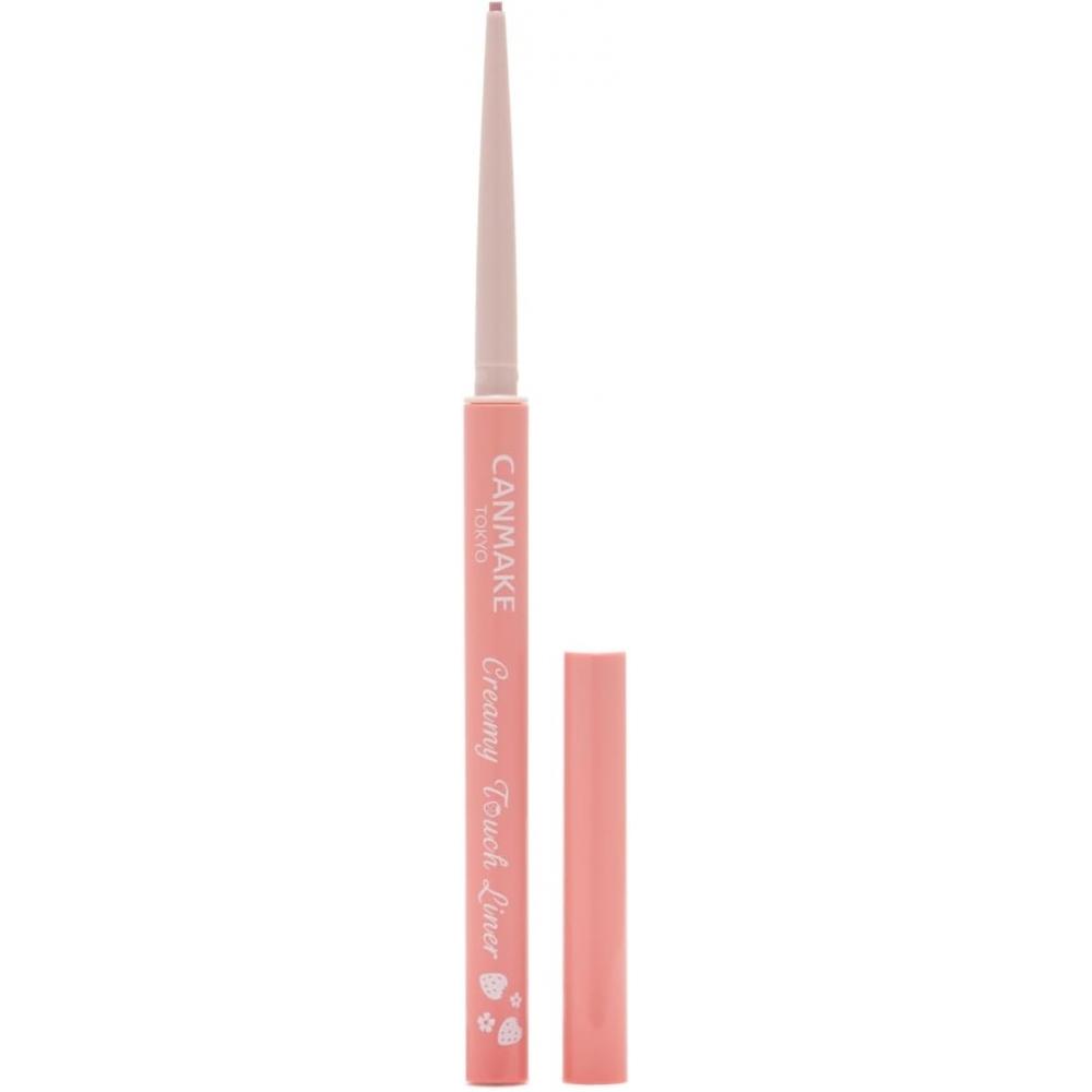 Canmake Creamy Touch Liner 14 Strawberry Cupid Eye Liner Pencil Gel Smooth Fine Core Pink 14 Strawberry Cupid