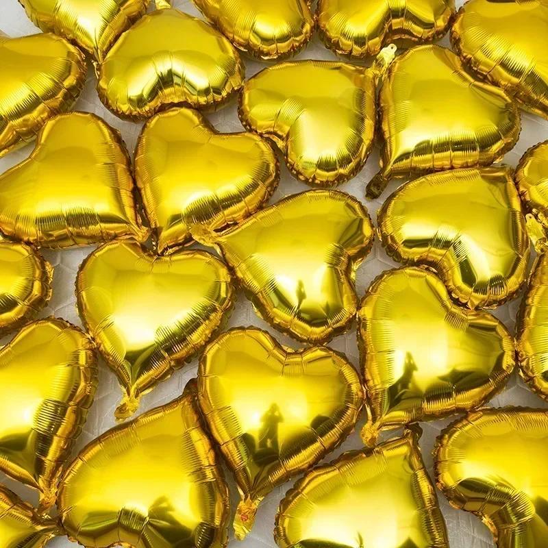 

20/10 шт. фольгированных воздушных шаров в форме сердца, 18 дюймов, гелиевые шары, глобусы, день рождения, свадьба, валентинка, украшение, разноцветные шары 20pcs&18inch