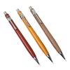 Wooden Mechanical Pencil 0.5mm Propelling Pencil Multifunctional Automatic Pencil  Students Drawing