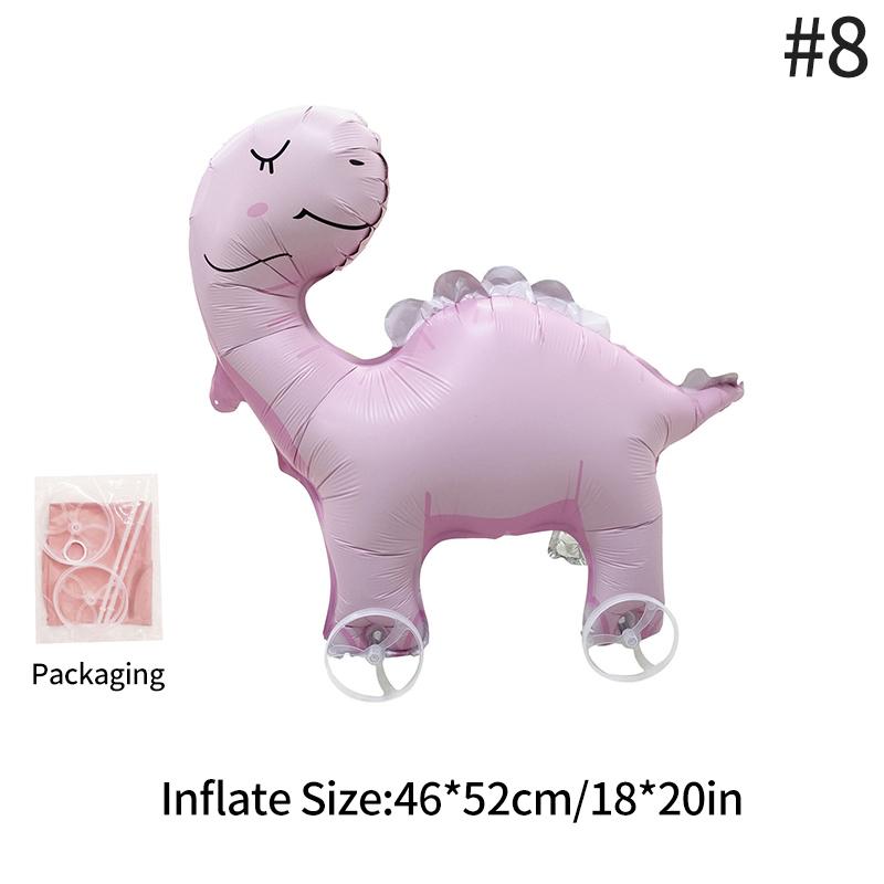 Aluminum Film Creative Pet Pet Balloons Rabbit Dog Cat Balloons Walking-With-Wheels Baby Shower Birthday Party Easter Balloons
