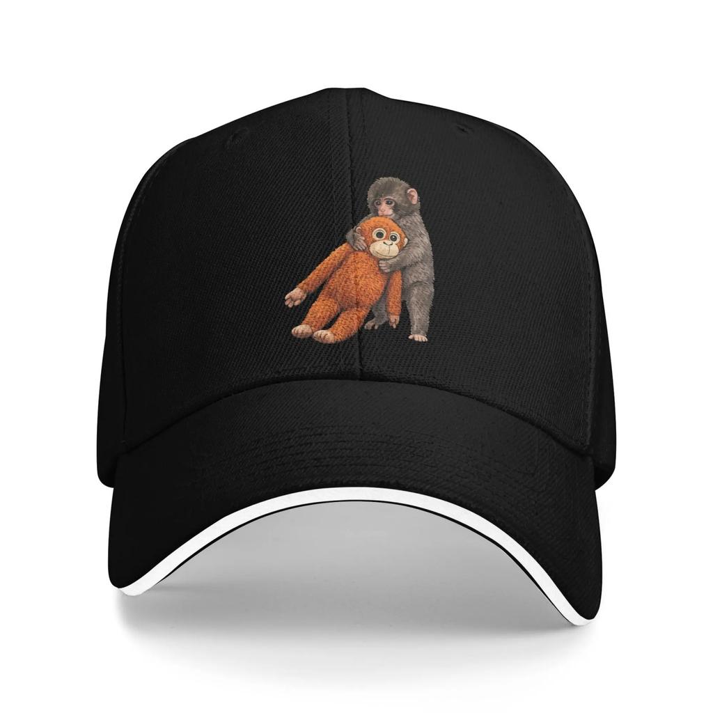 Baby Viral Monkey Punch Hugging Baseball Cap Hunting Camping Adjustable Trucker Hat Women Men Classic Design Baseball Caps