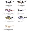 Korean Square Full Frame Street Photography Sunglasses for Men and Women Fashion Trendy Simple UV Resistant Outdoor Sunscreen  Sunshade Eyewear