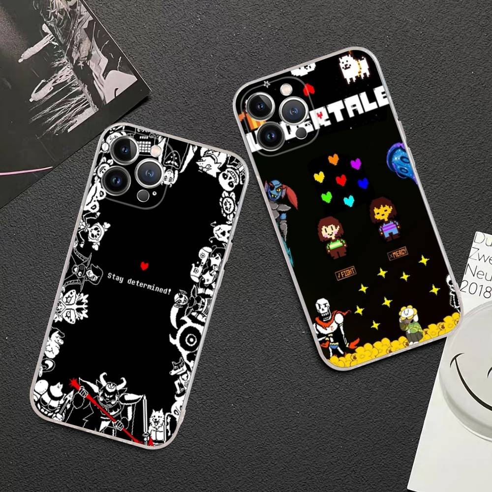 U-Undertale Phone Case For IPhone 17 16 15 Plus 14 13 Mini 12 11 Pro Max Soft Shell Cover