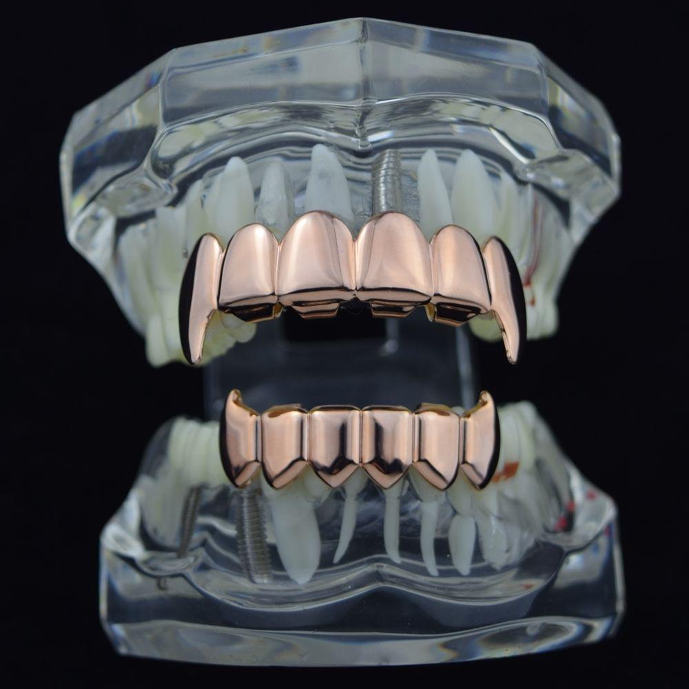 Hot-Selling HIPHOP Gold Grillz Decorative Teeth