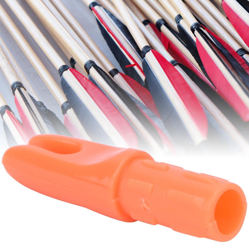 50 Pcs 6.2mm ABS Plastic Replacement Arrow Nock for Outdoor Hunting Archery Accessories