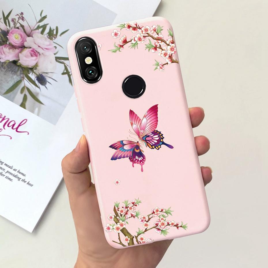 Fashion Phone Case For Xiaomi Mi A2 Lite 5.84" Candy Color Soft Silicone TPU Bumper For Xiaomi Mi A2lite Back Cover