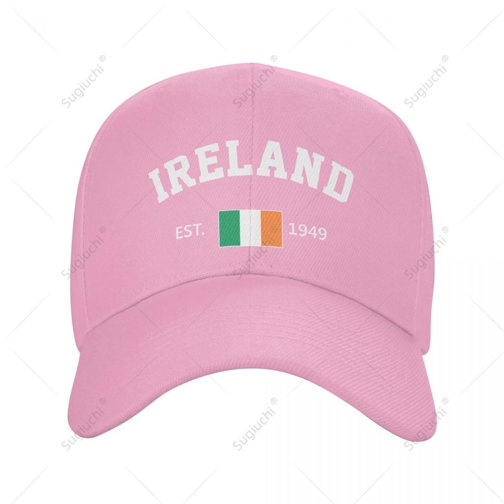Unisex Baseball Cap Ireland EST Independence Day Wild Sun Shade Peaked Adjustable Outdoor Caps for Unisex Women