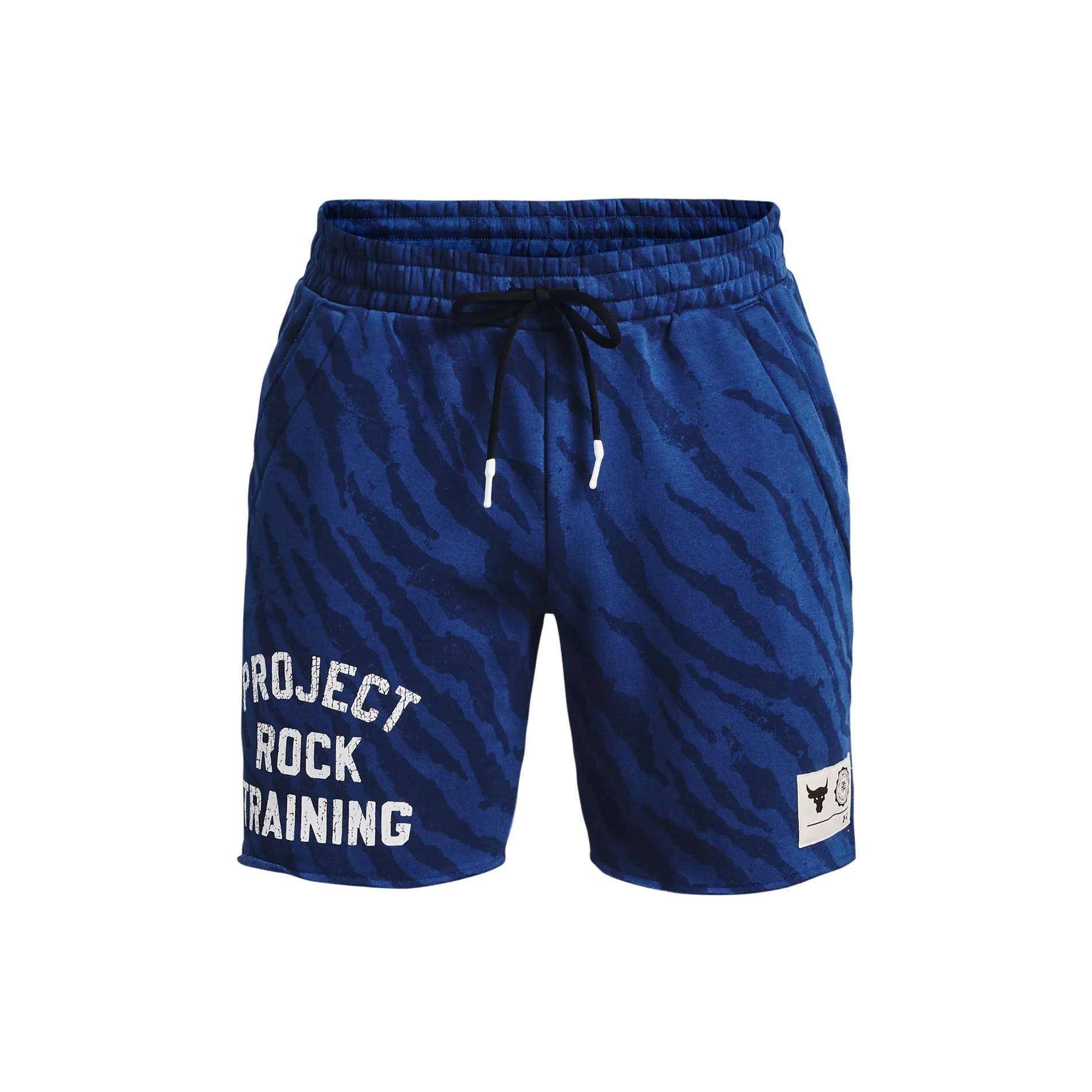 Under Armour Project Rock Training Shorts Blue Men s 1377445-471 M