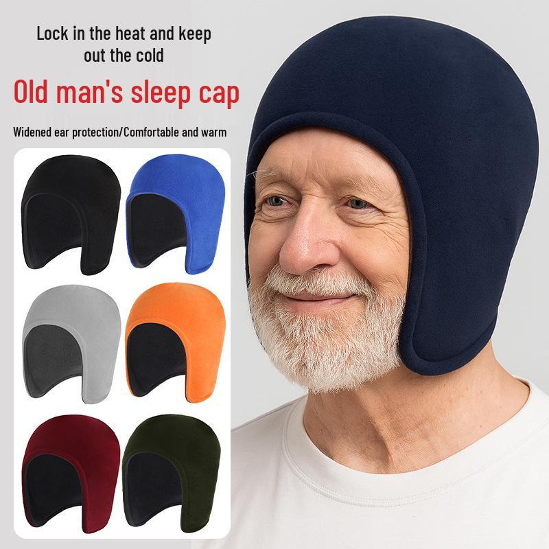 Winter Fleecegefütterte Radmütze: Dicke, warme Lei Feng Ohrenschützer, kompatibel mit Helmen