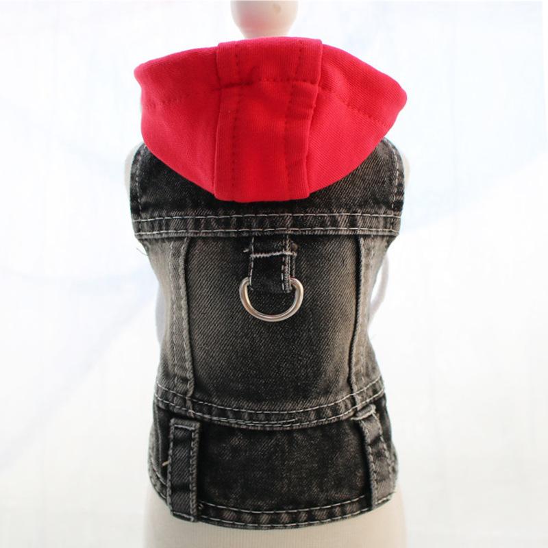 

Домашний кот маленькая собака чем медведь собака одежда красивый джинсовый наряд весна и осень зима взрыв XL