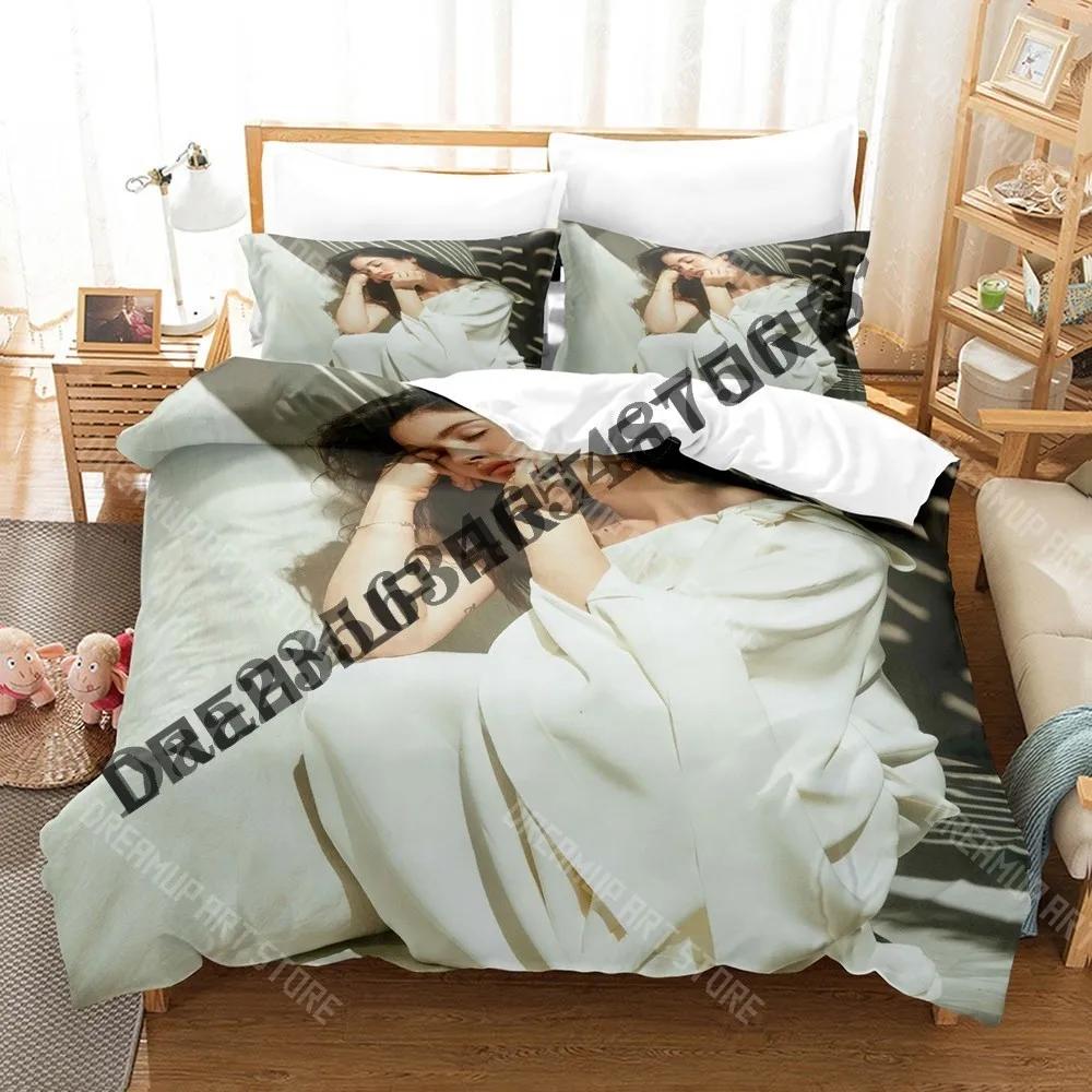 3D Print Gracie Abrams Bedding Set Single Twin Full Queen King Size Bed Set Adult Kid Bedroom Duvetcover Sets Bed Sheet