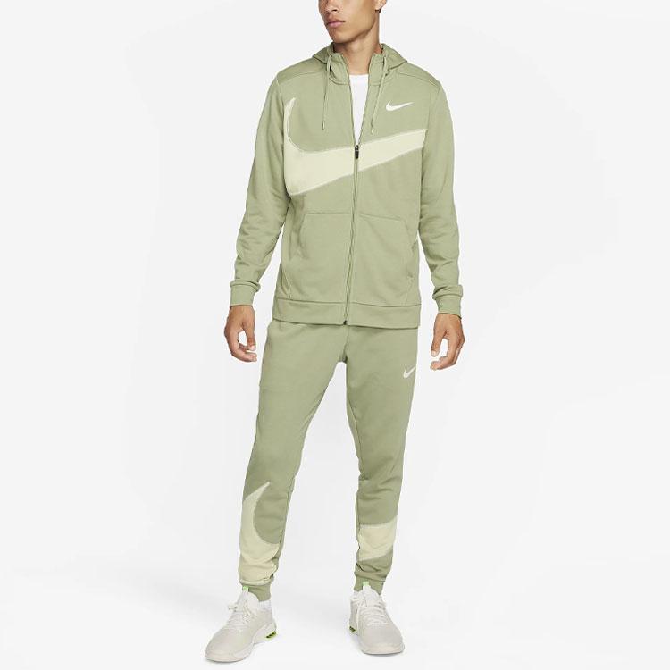 New Nike Knitted Sweatpants Men's Oil Green FB8577-386
