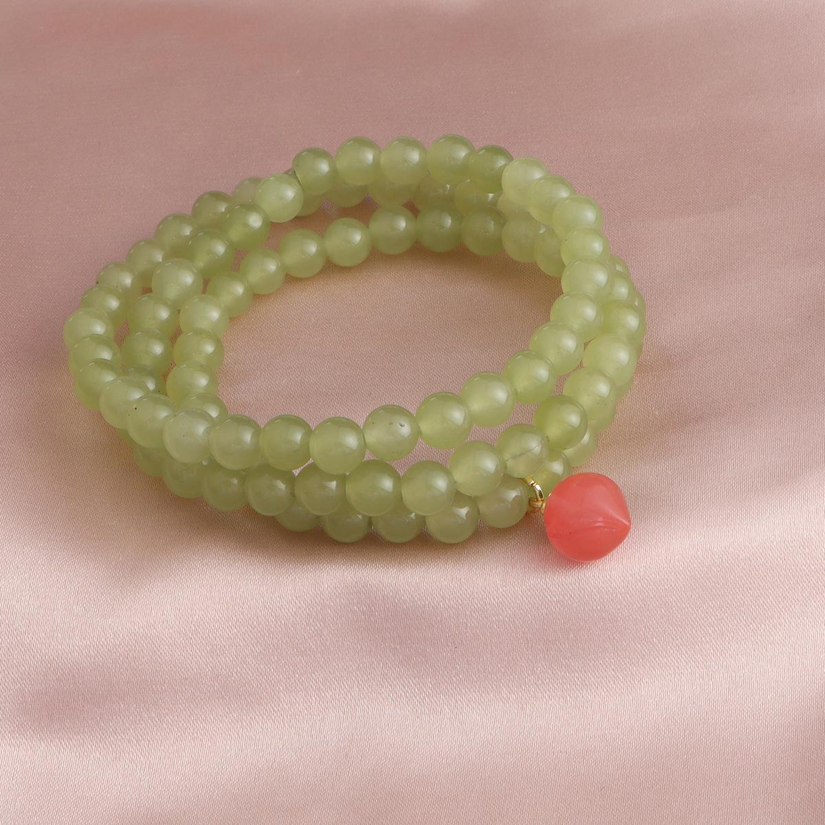 

Bracelet Natural Candy Color Crystal Bracelet Multi-Circle Versatile Fashion Commuter Dopamine Live Douyin Burst