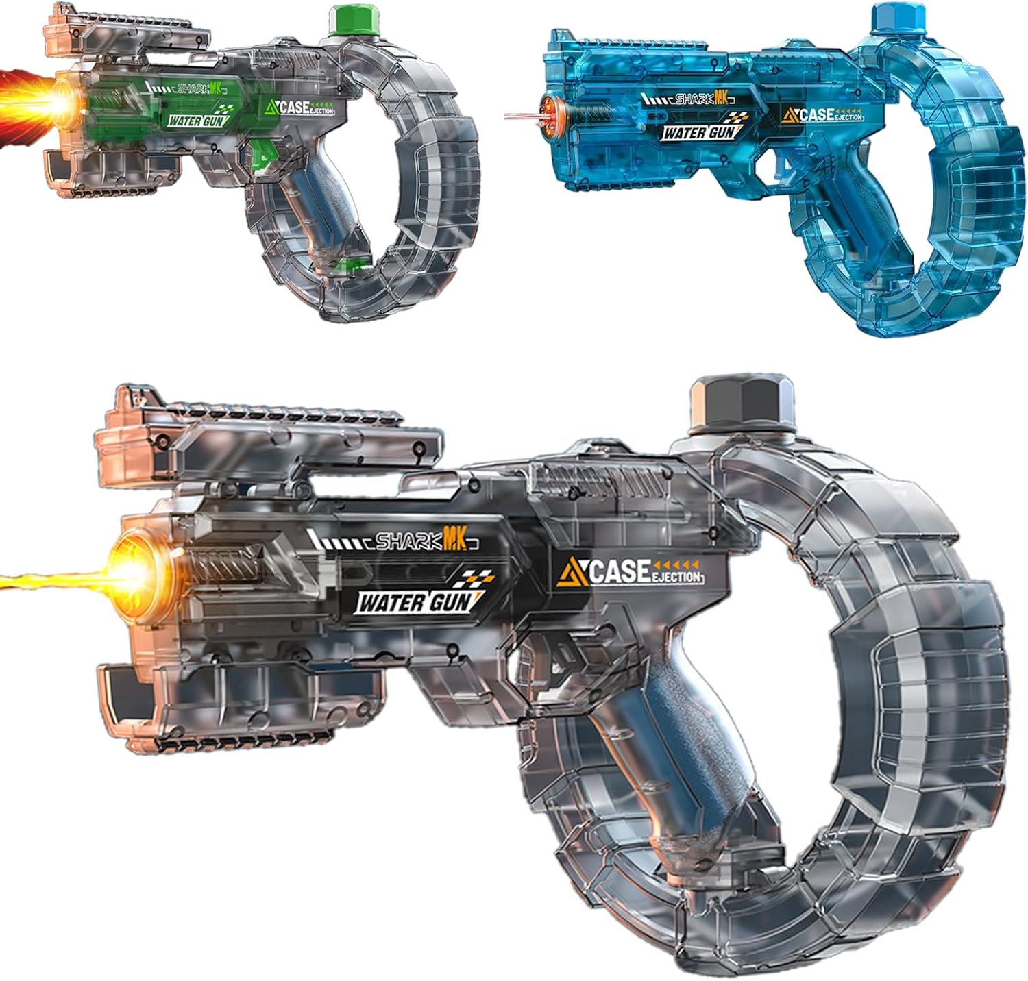 Topmix Electric Water Guns For Adults Powerful Squirt Automatic Water Blasters Summer Outdoor Beach Toy Compatible With Funwee
