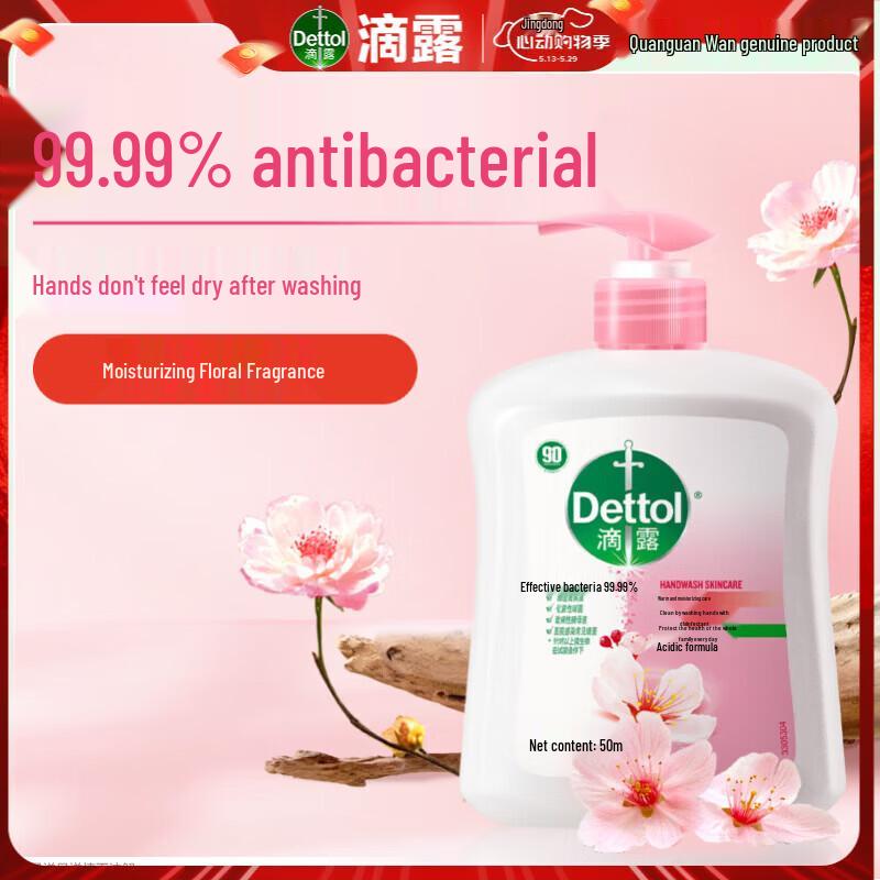 Dettol Healthy Antibacterial Hand Wash (2 x 500g)