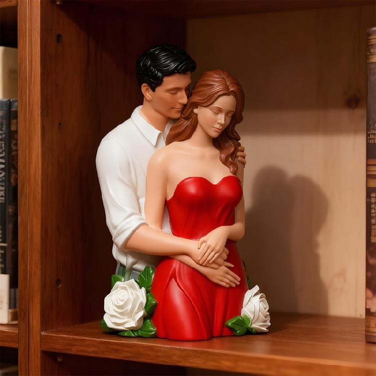 Silicone Rose Couple Shaped Mold for Creating 3D Candle Epoxy Resin Handmade Wedding Decoration Mould Handmade Candle Tool