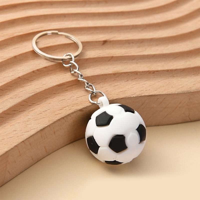 Volleyball Keychains Small and Exquisite Accessories Fashion Key Ornament PVC Texture Suitable for Keys and Various Bags