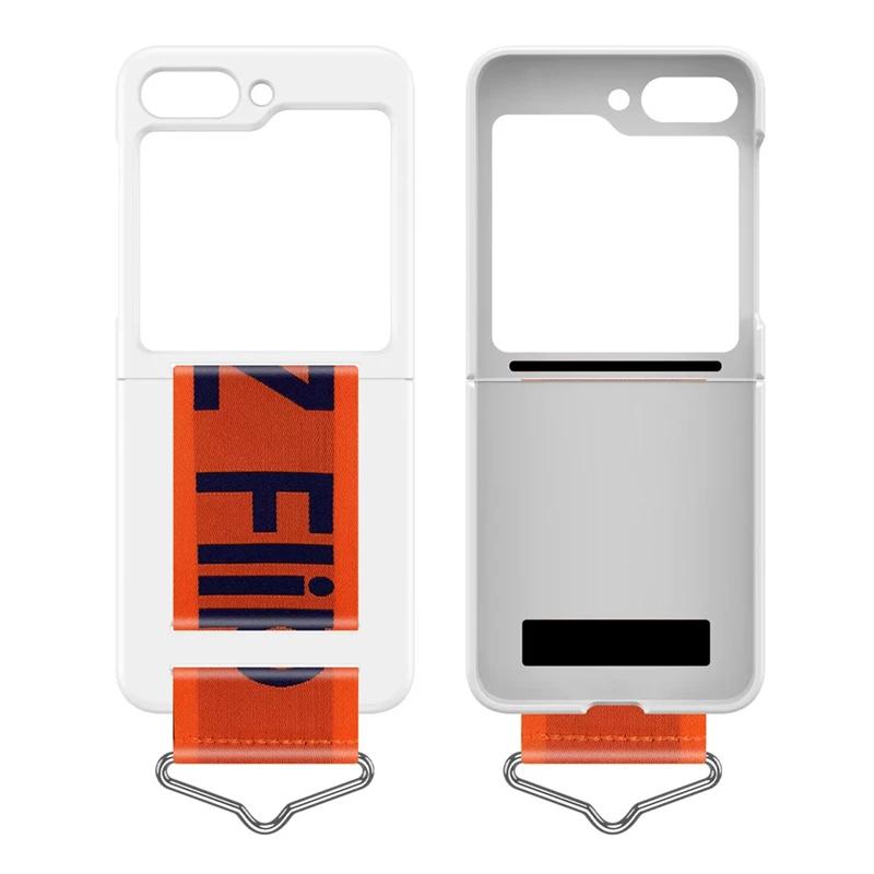 

Роскошный чехол-держатель для ремешка на запястье для Samsung Z Flip 6 5 3 4 5G, тонкий матовый противоударный чехол-цепочка для Galaxy ZFlip 5 For Samsung Z Flip 5