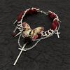 Gotischer Stil Schmetterling Rose Choker Augen Quaste Perlenkette Vintage Y2K Samt Halskette Mädchen