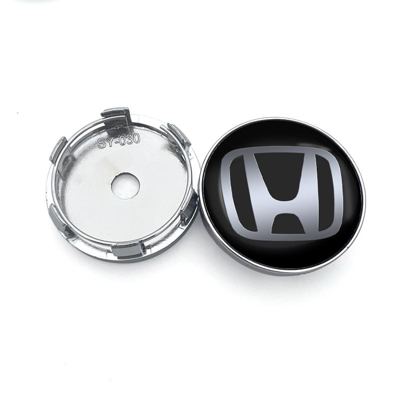 4 st 60 mm Bilhjul Navkapsel Bilaccessoarer För Honda Civic Accord Crider City XRV CRV HRV Inspire Fit Odyssey Envix