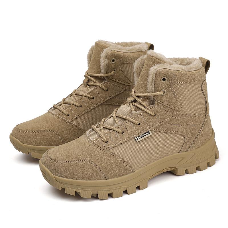 Chaussures de randonnée d'hiver grande taille transfrontalières chaussures de ski imperméables à plateforme chaussures d'escalade respirantes résistantes à l'usure chaussures de randonnée