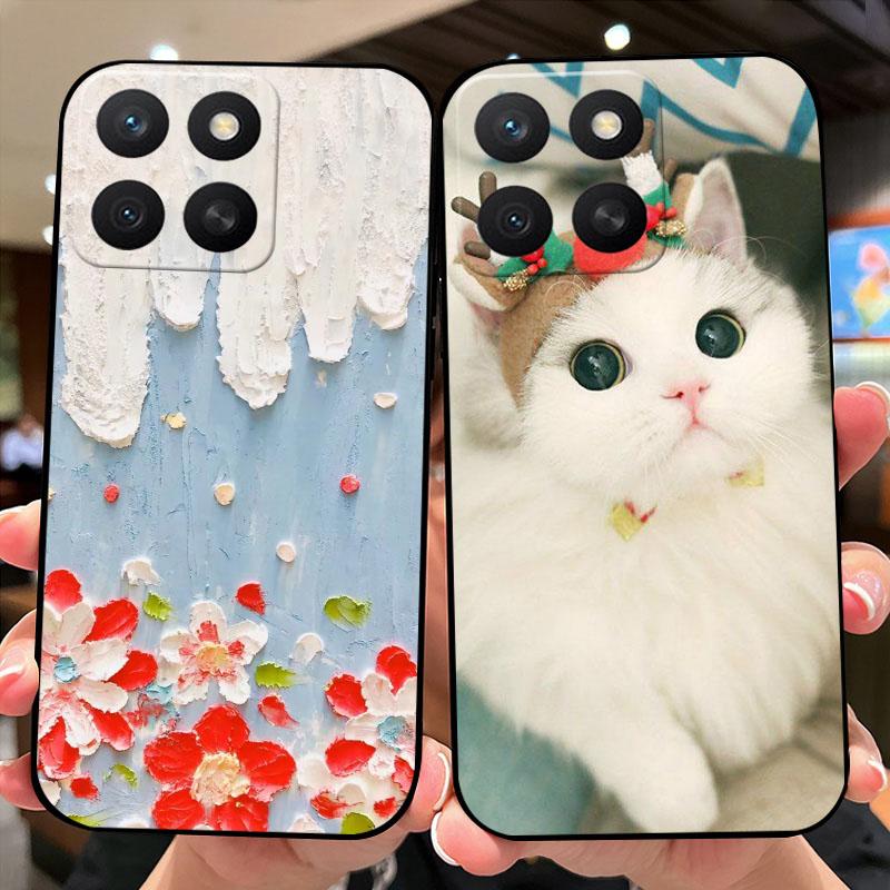For Honor X8C Case Fashion Soft Silicone TPU Phone Case Back Cover For Honor X8C Protective Cover Fundas Coque Shockproof Bumper