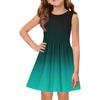 Sommer-Prinzessinnenkleid für Mädchen - A-Linien-Weste mit eingesetztem Rock