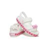 Crocs Resin Comfortable Versatile Kids Sandals Kids Sandals White Pink 210028-1NG