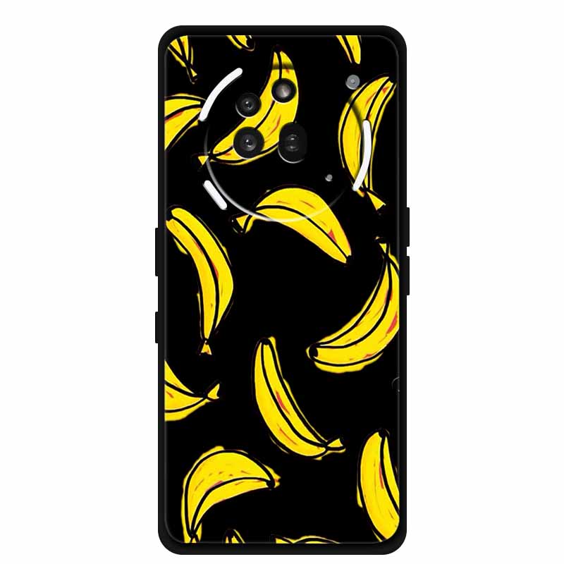 TPU Case For Nothing Phone 3A Pro Case 3 A Pro Funda Soft Black Silicone Back Cover For Nothing Phone3A Pro Cases Coque Cartoon