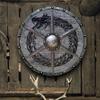Nuovo Scudo Vichingo Scudo Decorativo in Legno Eivor Valhalla Corvo Scudo Vichingo Medievale Prop per Feste Cosplay Decorazioni per la Casa Ornamenti