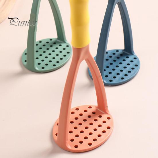 Kartoffelstampfer, robust, antihaftbeschichtet, PP, weicher Griff, Kartoffelpresse, Zerkleinerer für die Küche