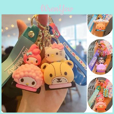 Cute Cartoon Sanrio Car Pvc Keychain Bag Pendant Creative Decoration For Cars Tiger Card Jg-1083