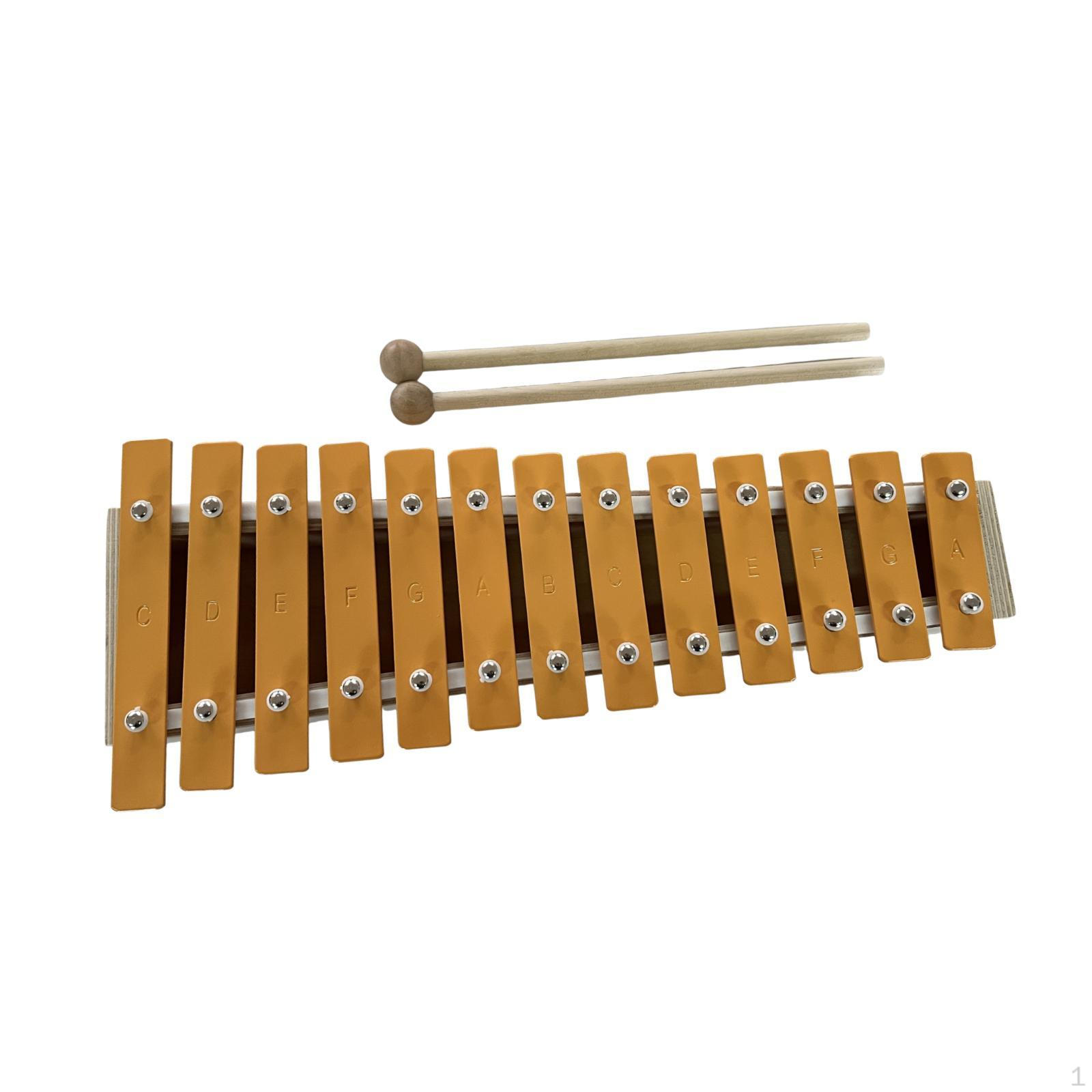 

Xylophone Percussion Instrument with Mallets Hand Knock Piano Musical Toy for School Orchestras