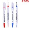 1-3PCS 20mm Deep Hole Long Nib Head Markers Bathroom Woodworking Decoration Permanent Marker Pencil Tools Metal Perforating Pen