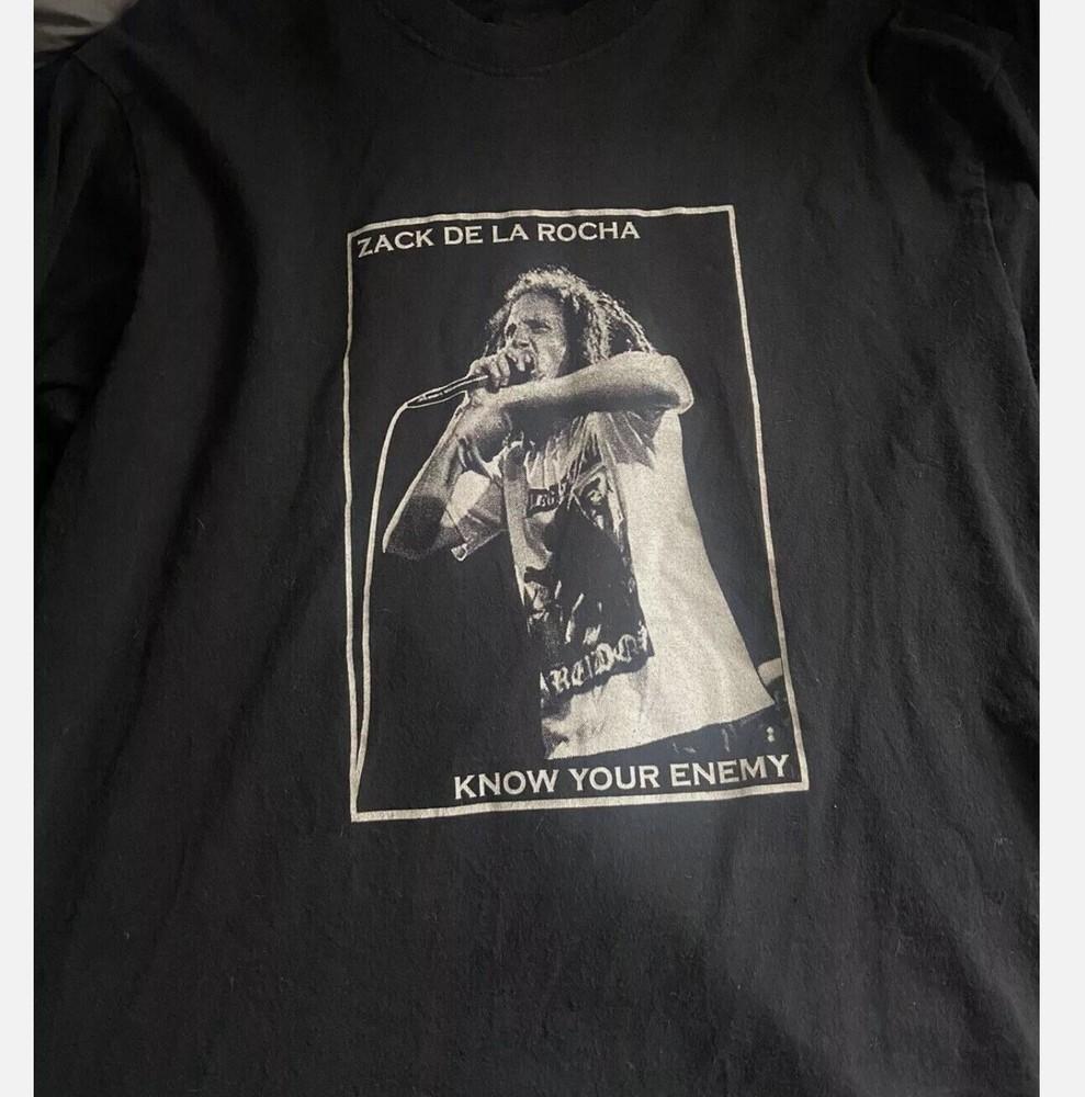 VTG Zack De La Rocha Rage Against The Machine Shirt Black Unisex