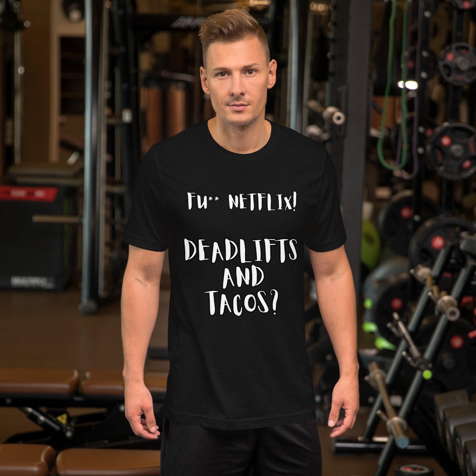 BlkWt.Co - Deadlifts and Tacos - T-shirt M