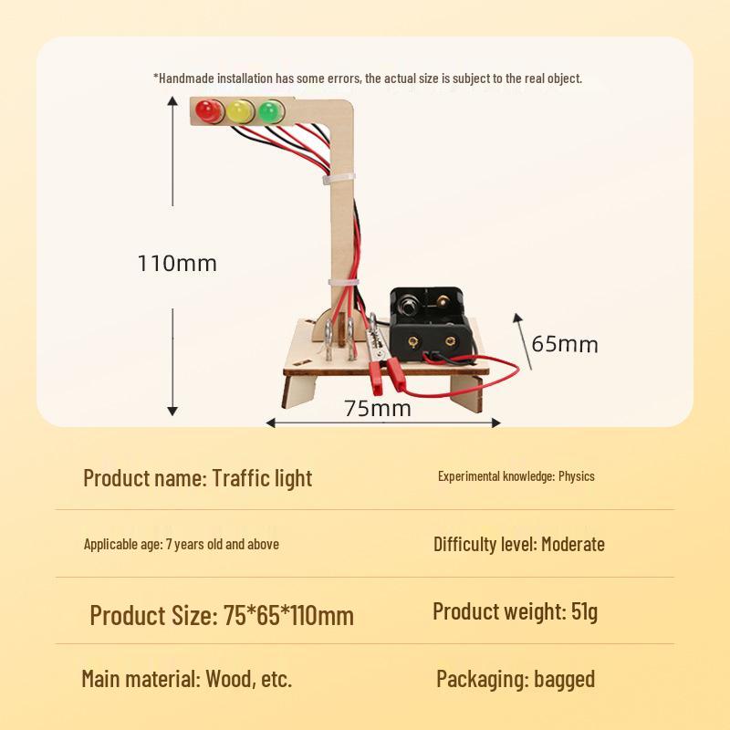

DIY Traffic Light Science Experiment Kit for STEAM Education