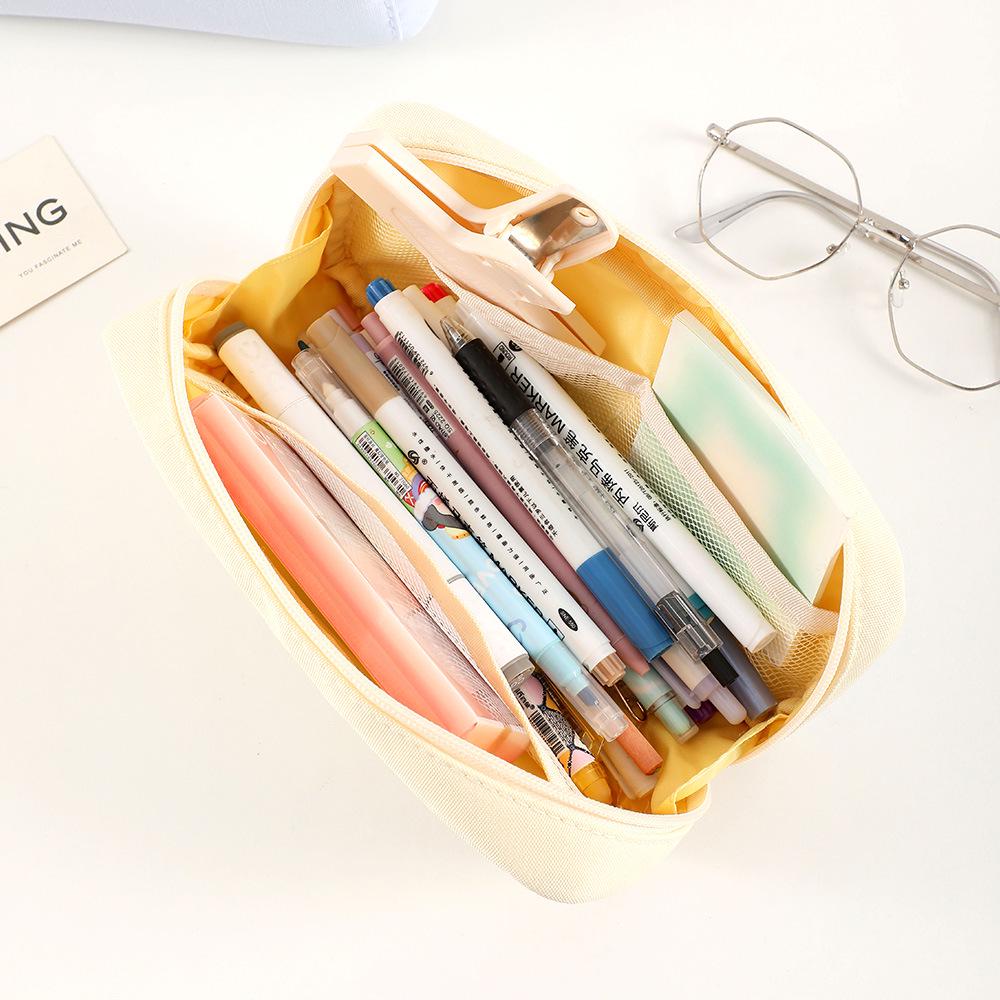 TOME Grid Series Girls' Cute Pencil Case for Students