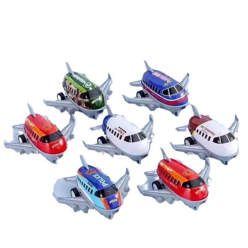 Children's Alloy Pull-back Airplane Toy Model - Ideal for Kindergarten and Primary School Gifts