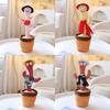 Electric Talking Cactus Toy Swaying Speaks Plush Toy Cute Kids Birthday Gift
