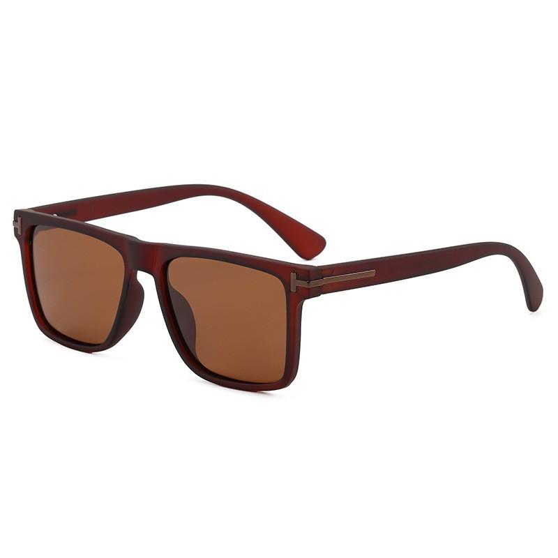Spot polarized sunglasses men's European and American fashion T-word high-end men's sunglasses can be customized