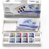 Watercolor Paint - Pocket Box - 8 Half Pans - Winsor & Newton - Sky
