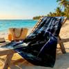 Gothic Style Beach Towel High Absorbency & Quick-Dry Comfortable Lightweight Suitable for Swimming, Gym, Camping, Yoga Vacation